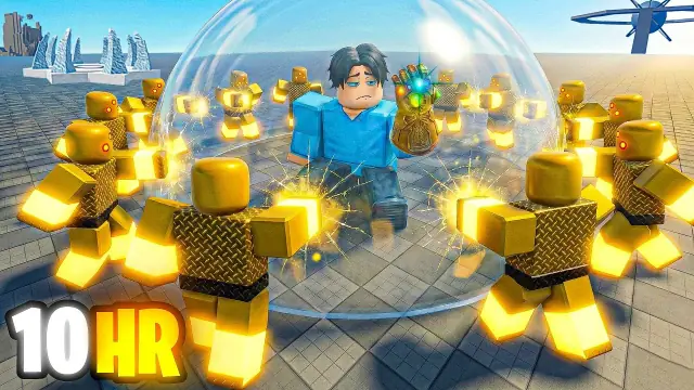 Infinity Gauntlet Thanos Simulator how to equip stones on Roblox